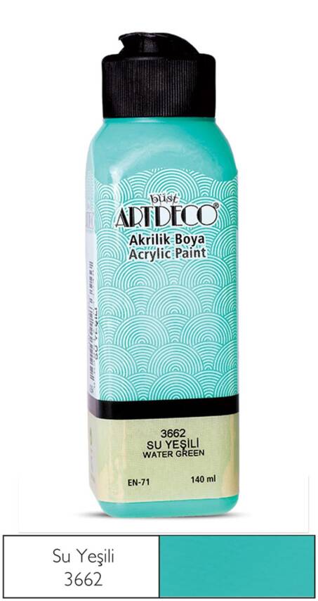 Artdeco Acrylic Paint 140 ml 3662 Water Green - 1