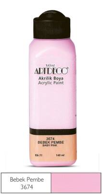 Artdeco Acrylic Paint 140 ml 3674 Baby Pink