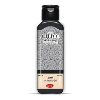 Artdeco Acrylic Paint 140 ml 3704 Anthracite Gray