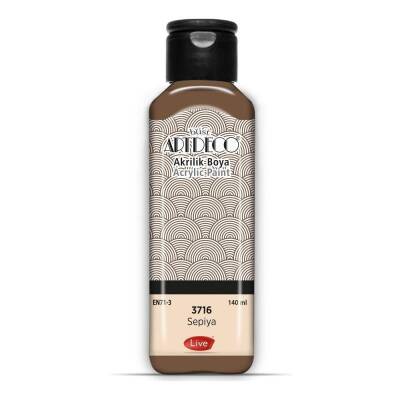 Artdeco Acrylic Paint 140 ml 3716 Sepia