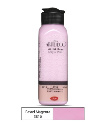 Artdeco Acrylic Paint 140 ml 3816 Pastel Magenta