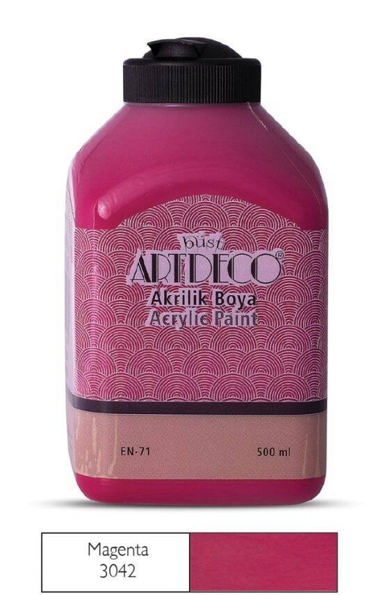 Artdeco Acrylic Paint 500 ml Magenta 3042 - 1