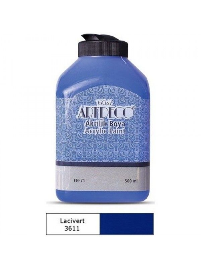 Artdeco Acrylic Paint 500 ml Navy Blue 3611 - 1