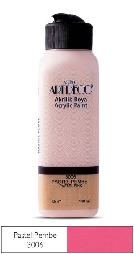 Artdeco Akrilik Boya 140 ml 3006 Pastel Pembe - 1