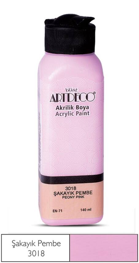 Artdeco Akrilik Boya 140 ml 3018 Şakayık Pembe - 1