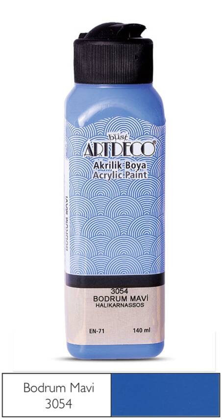 Artdeco Akrilik Boya 140 ml 3054 Bodrum Mavi - 1