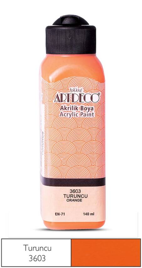 Artdeco Akrilik Boya 140 ml 3603 Turuncu - 1