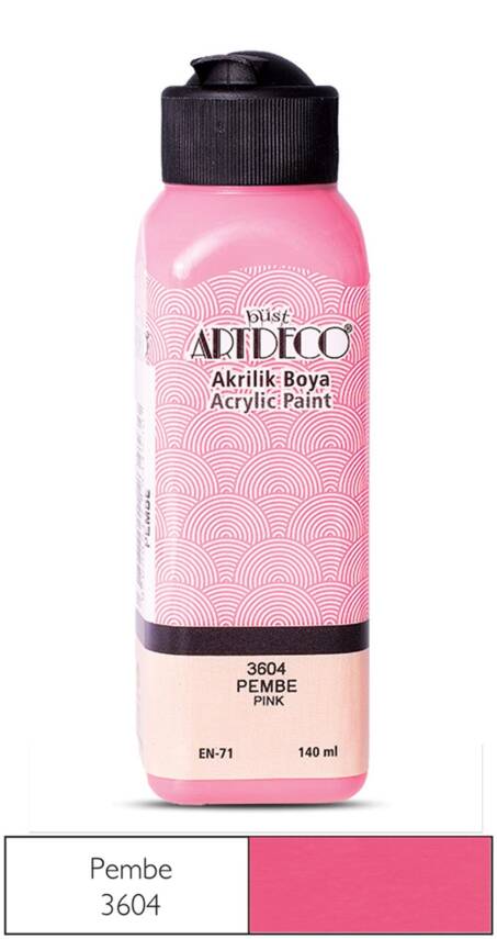 Artdeco Akrilik Boya 140 ml 3604 Pembe - 1