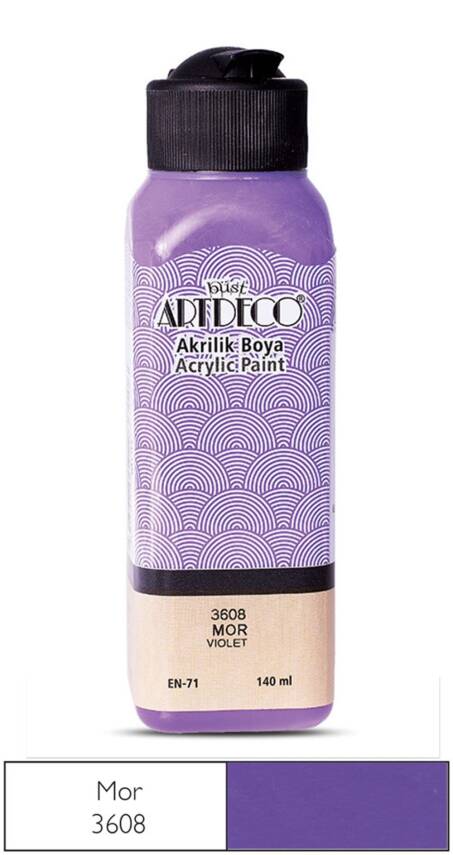 Artdeco Akrilik Boya 140 ml 3608 Mor - 1