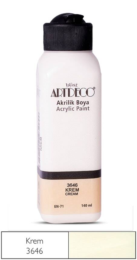 Artdeco Akrilik Boya 140 ml 3646 Krem - 1