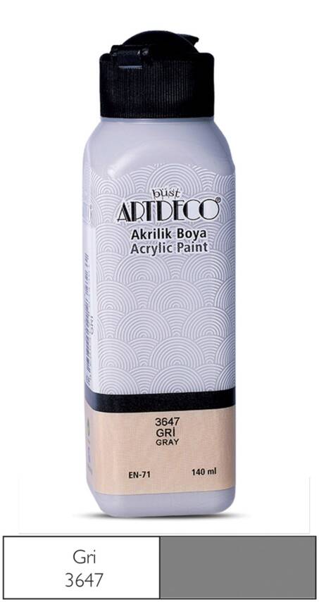 Artdeco Akrilik Boya 140 ml 3647 Gri - 1