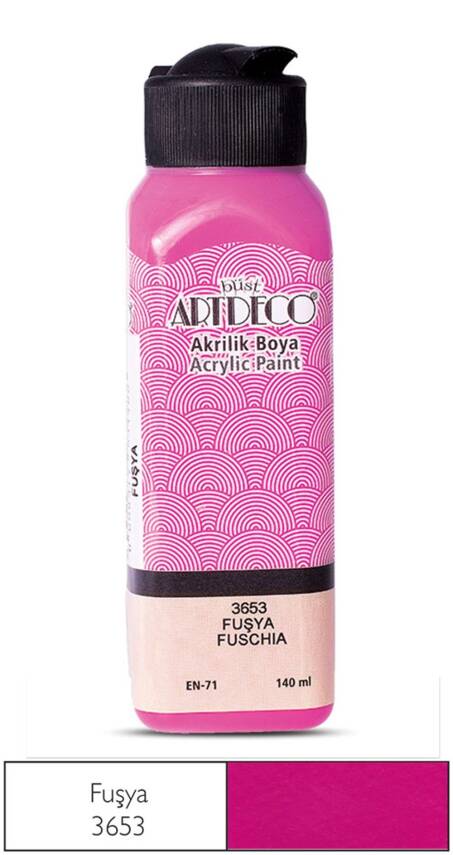 Artdeco Akrilik Boya 140 ml 3653 Fuşya - 1