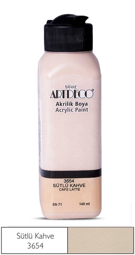 Artdeco Akrilik Boya 140 ml 3654 Sütlü Kahve - 1