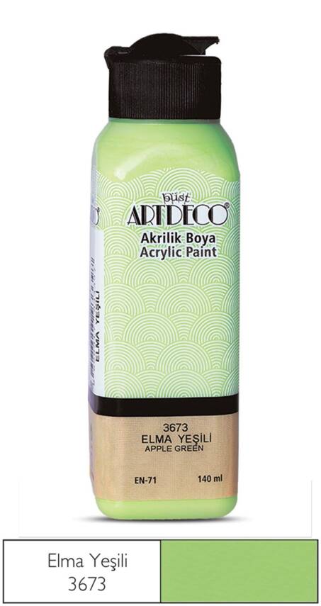 Artdeco Akrilik Boya 140 ml 3673 Elma Yeşili - 1