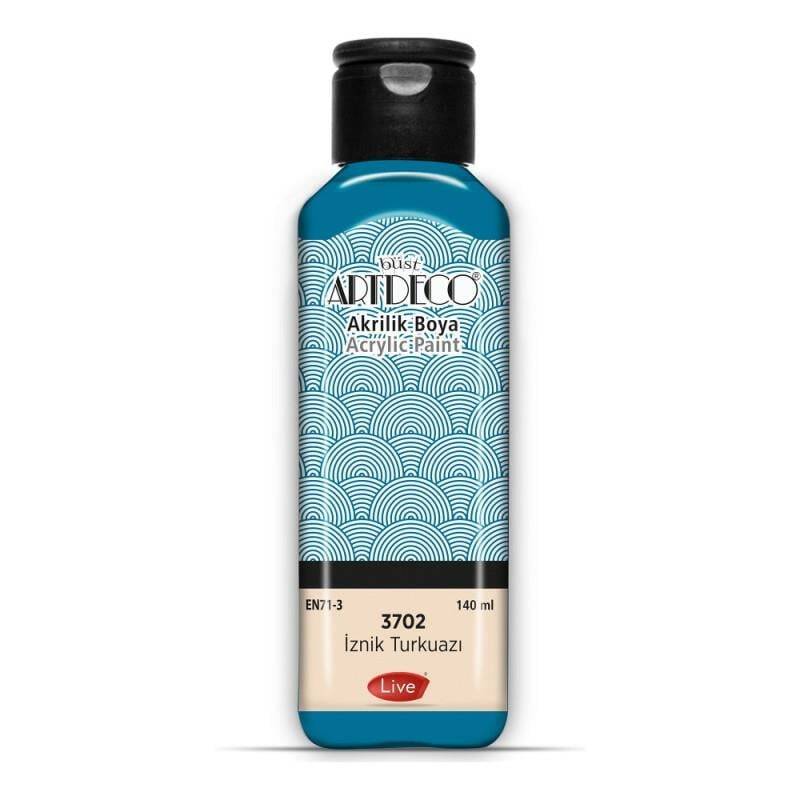 Artdeco Akrilik Boya 140 ml 3702 İznik Turkuazı - 1