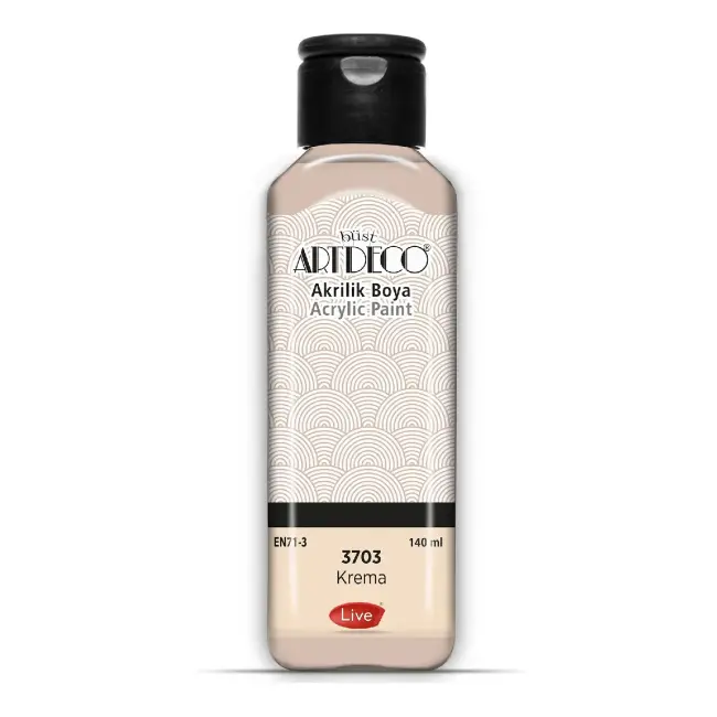 Artdeco Akrilik Boya 140 ml 3703 Krema - 1