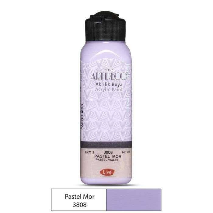 Artdeco Akrilik Boya 140 ml 3808 Pastel Mor - 1