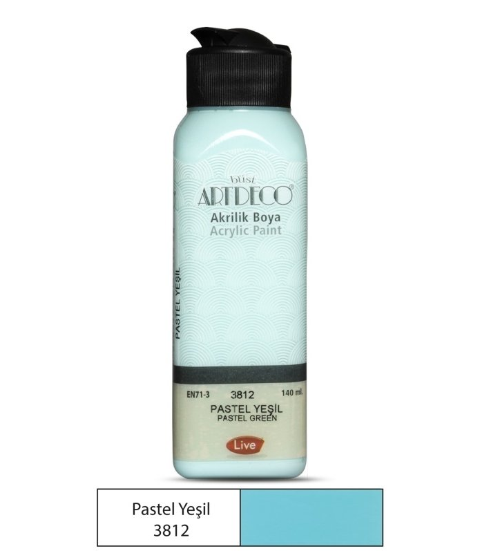 Artdeco Akrilik Boya 140 ml 3812 Pastel Yeşil - 1