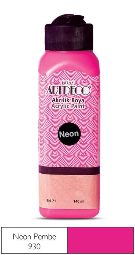 Artdeco Akrilik Boya 140 ml 930 Neon Pembe - 1
