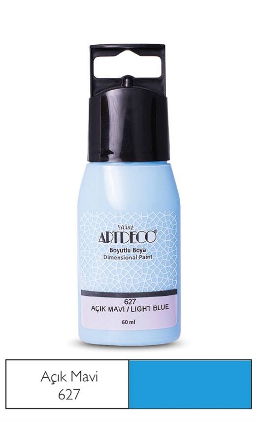 Artdeco Dimensional Paint 60 ml 627 Light Blue - 1