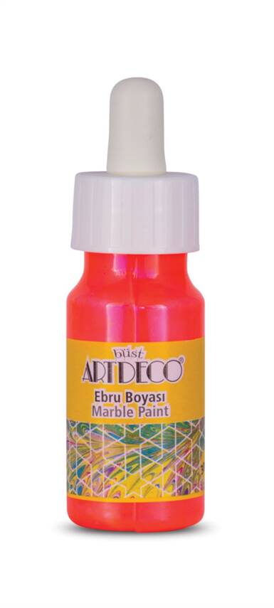 Artdeco Ebru Boyası 30 ml 92 Neon Turuncu - 1