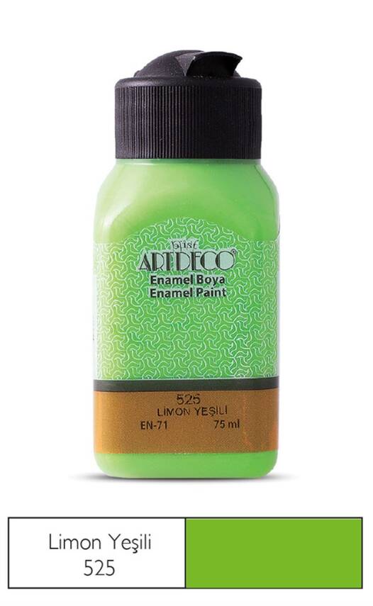 Artdeco Enamel Boya 75 ml 525 Limon Yeşili - 1