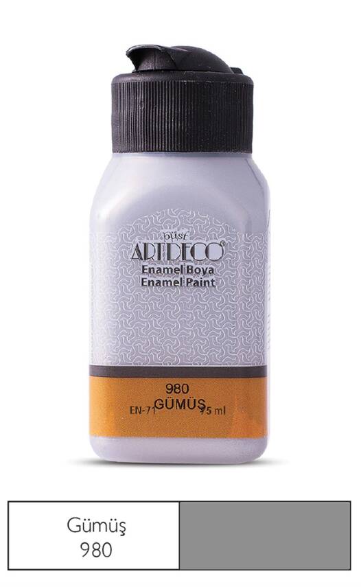 Artdeco Enamel Boya 75 ml 980 Gümüş - 1