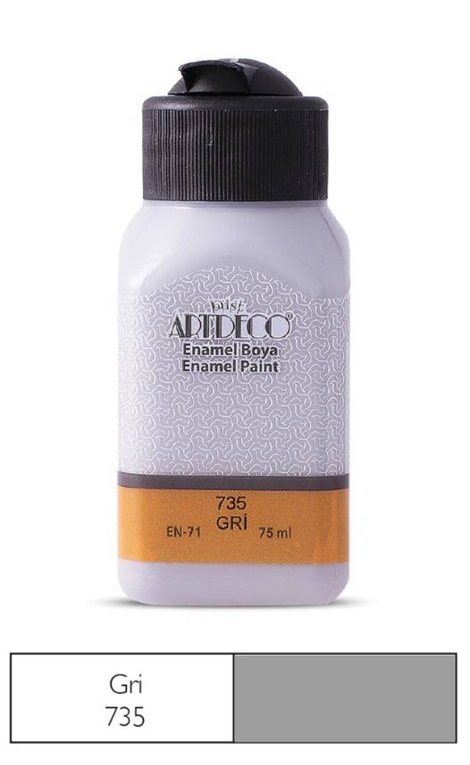 Artdeco Enamel Paint 75 ml 735 Gray - 1