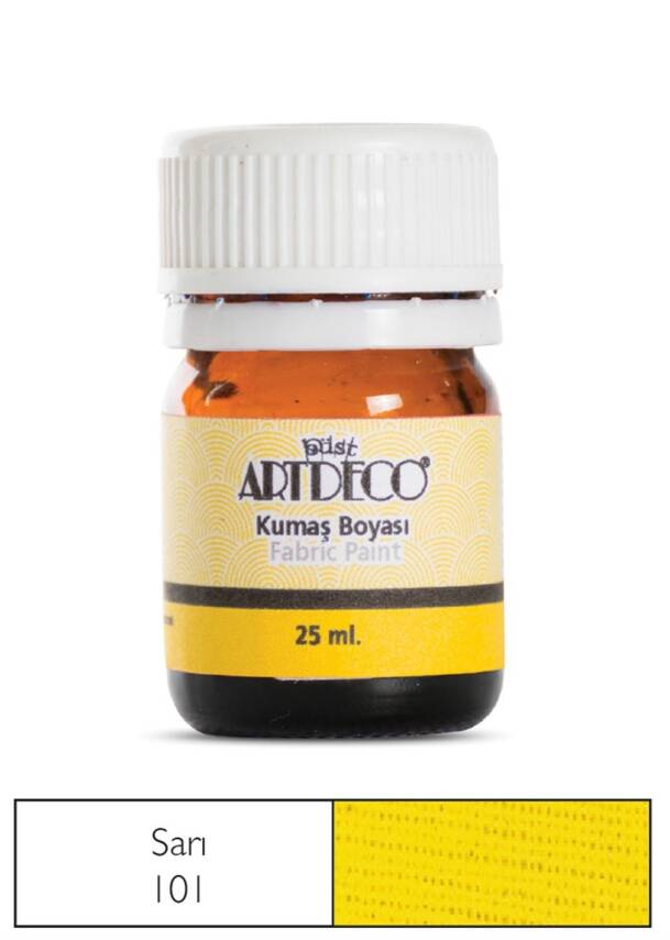 Artdeco Fabric Paint 25 ml 101 Yellow - 1