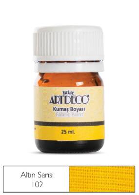 Artdeco Fabric Paint 25 ml 102 Gold Yellow