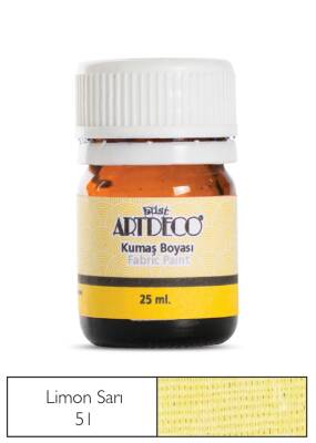 Artdeco Fabric Paint 25 ml 51 Melon Yellow / Lemon Yellow