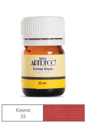 Artdeco Fabric Paint 25 ml 55 Silk Alizarin / Tile
