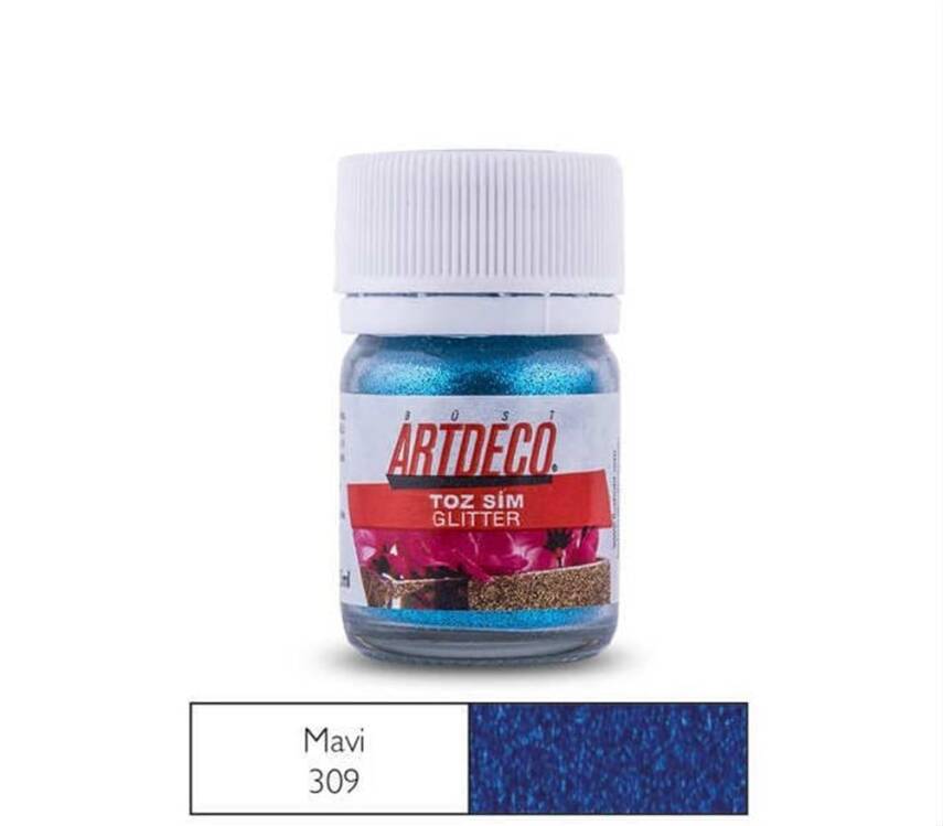 Artdeco Glitter Toz Sim 25 ml 309 Mavi - 1
