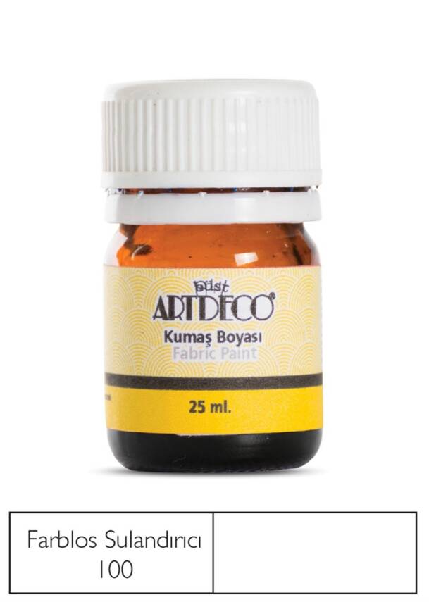 Artdeco Kumaş Boyası 25 ml 100 Farblos / İnceltici - 1