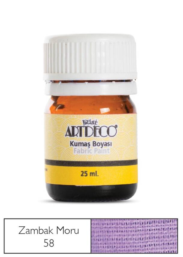 Artdeco Kumaş Boyası 25 ml 58 Lily Violet / Zambak Moru - 1