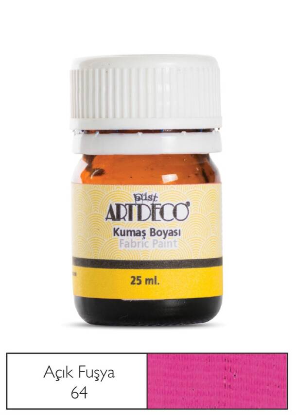 Artdeco Kumaş Boyası 25 ml 64 Tulip Fuchia / Açık Fuşya - 1