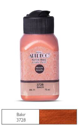 Artdeco Metalik Akrilik Boya 75 ml 3728 Bakır