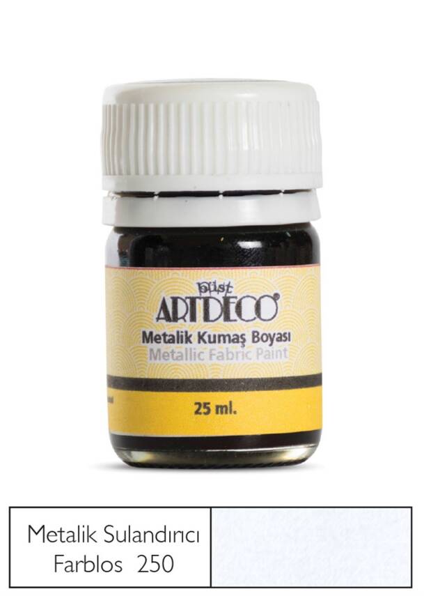 Artdeco Metalik Kumaş Boyası 25 ml 250 Farblos - 1