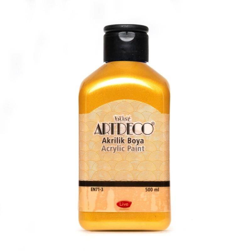 Artdeco Metallic Acrylic Paint 500 ml Gold 3721 - 1
