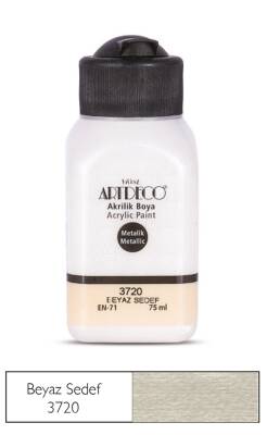 Artdeco Metallic Acrylic Paint 75 ml 3720 White Pearl