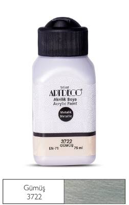 Artdeco Metallic Acrylic Paint 75 ml 3722 Silver