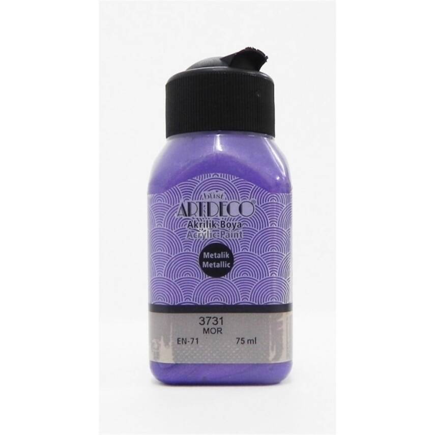 Artdeco Metallic Acrylic Paint 75 ml Purple 3731 - 1