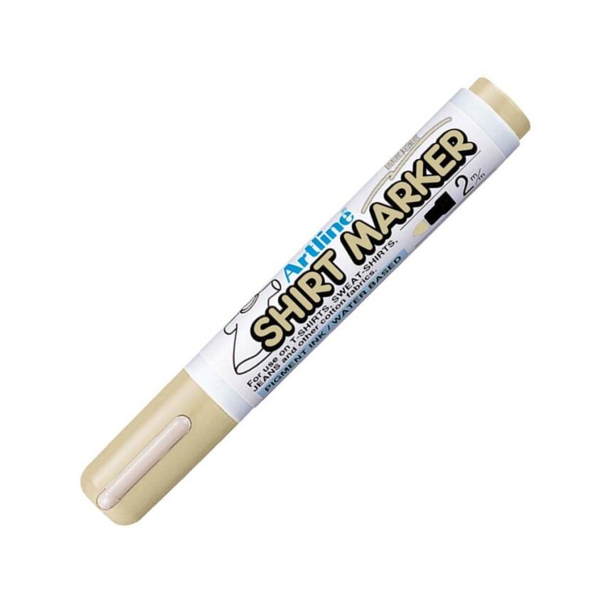 Artline 2 Shirt Marker T-Shirt Textile Pen Beige - 1