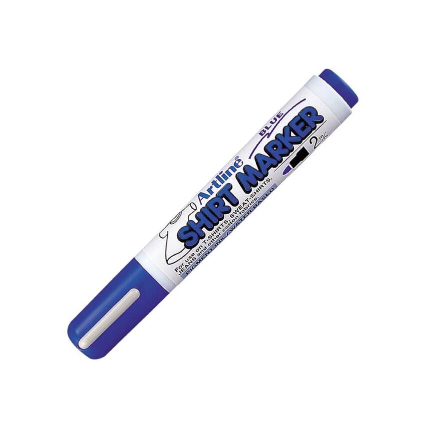 Artline 2 Shirt Marker T-Shirt Textile Pen Blue - 1