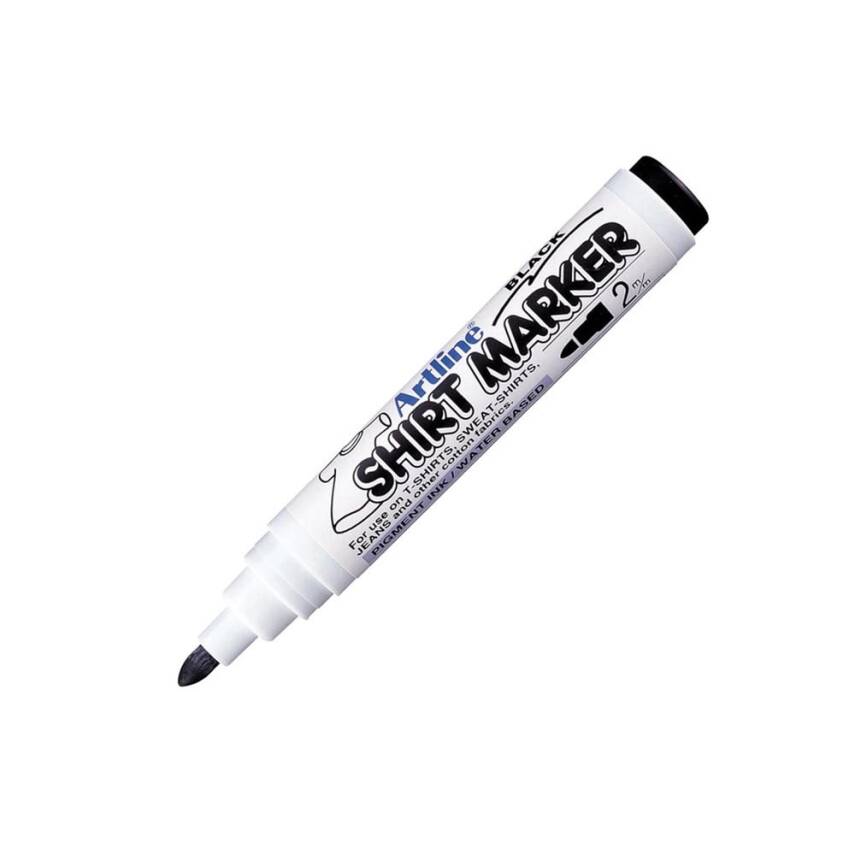 Artline 2 Shirt Marker Tişört Tekstil Kalemi Siyah - 1
