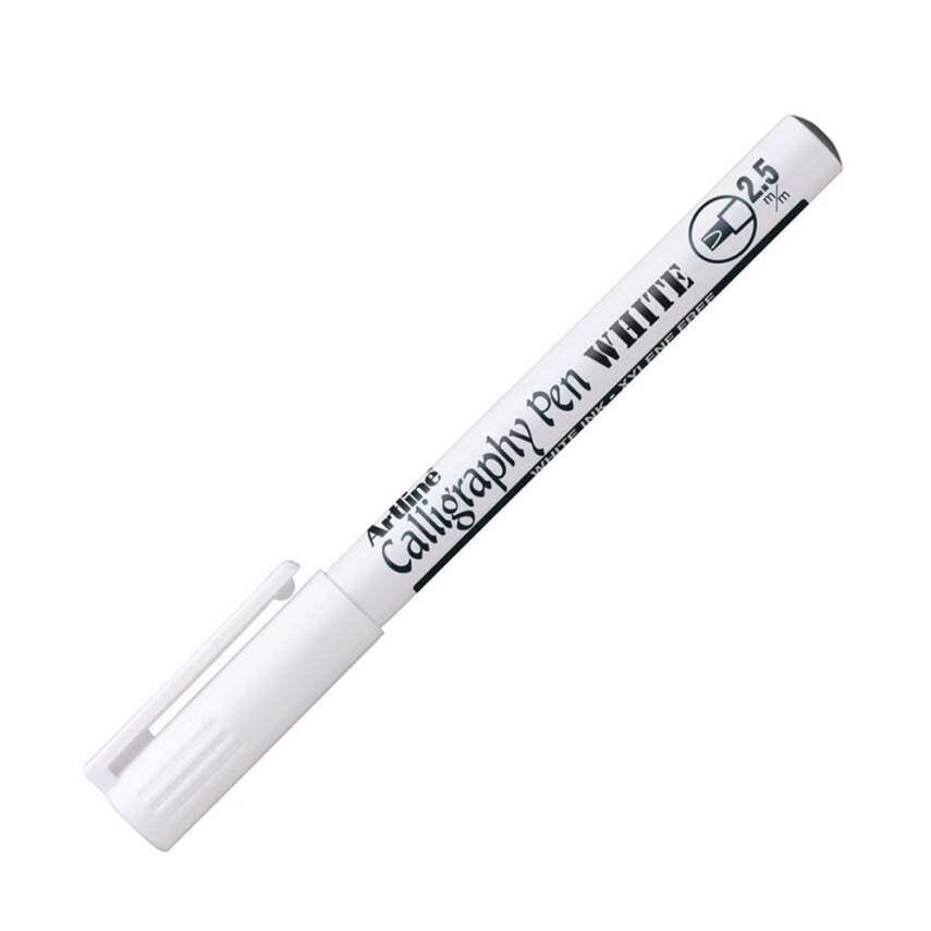 Artline 993Xf Calligrapy Pencil Metallic White - 1