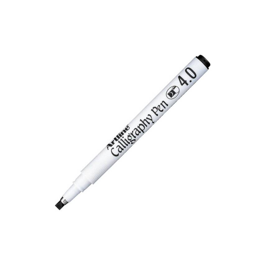 Artline Calligraphy Pen 4 mm Black - 1