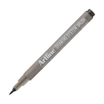 Artline Drawing System Brush Tip Pen Black 23FN - 1