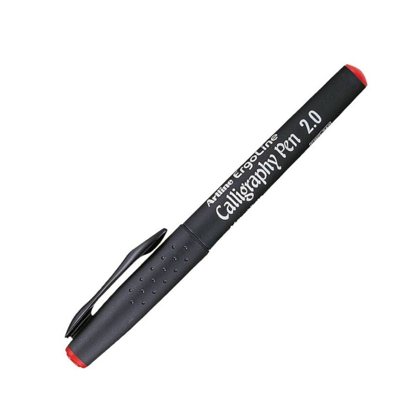 Artline Ergoline Calligraphy Pen 2 mm Kırmızı - 1
