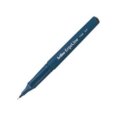 Artline Ergoline Felt Tip Pen 0.4 Black - 1